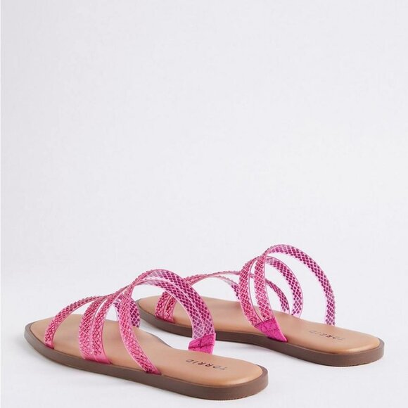 Jelly Detail Embellished Square Toe Sandal (WW) - Picture 2 of 5